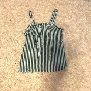 Wonder Nation- Girls XL(14-16), Grey and white Tank Top